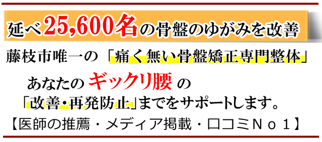 ギックリ腰・藤枝市・いろどり整体
